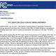A screenshot of the FCC’s Thursday statement.